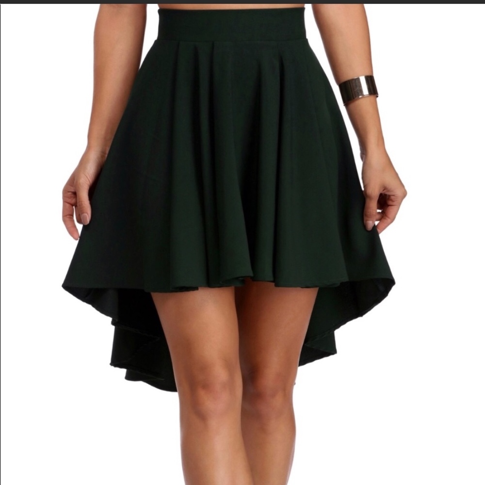 NWT Hunter green skirt